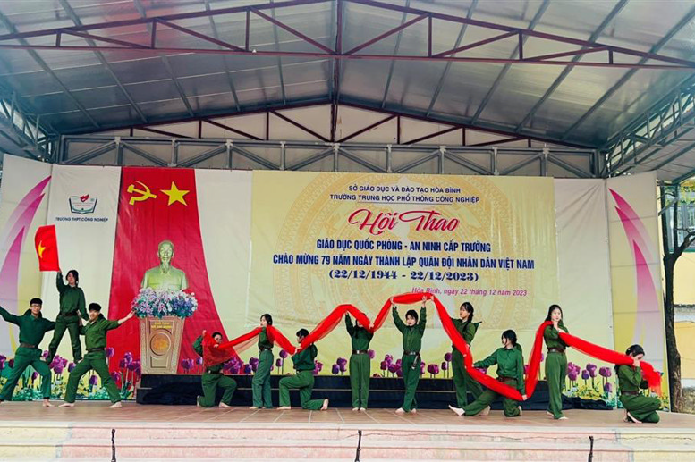 Hình ảnh khai mạc Hội thao