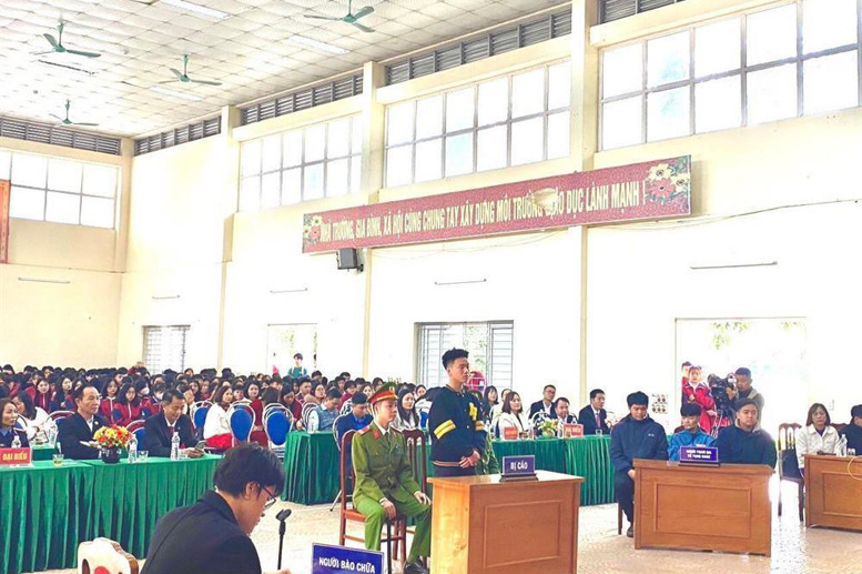 Hình ảnh của phiên toà giả định