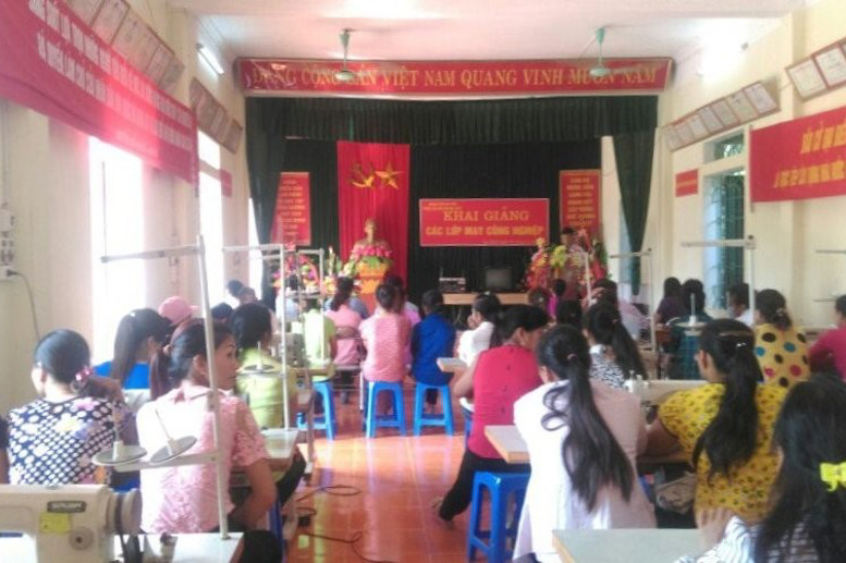 Một số hình ảnh triển khai thực tế tại các Trung tâm học tập cộng đồng