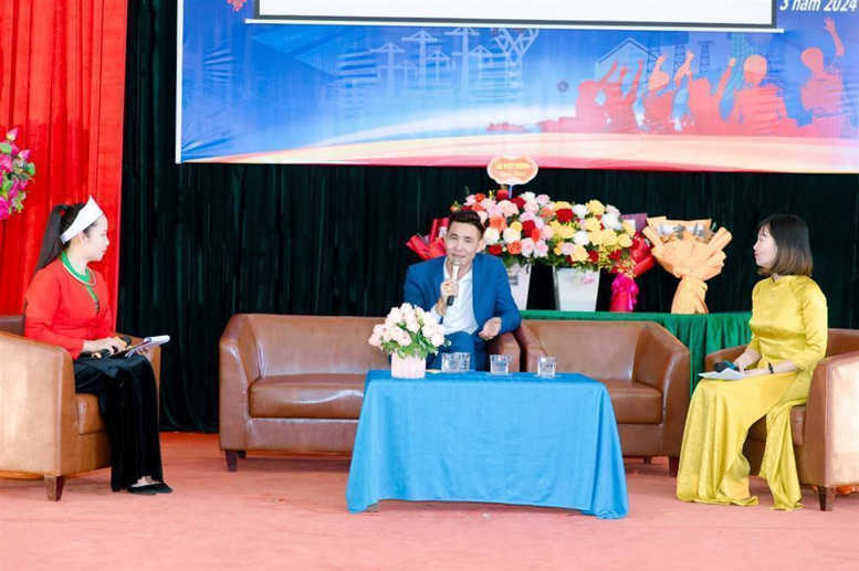 Giám đốc Công ty TNHH TM&DV Tân Hoàng Tiến – Bùi Văn Thanh chia sẻ về hành trình khởi nghiệp tại chương trình